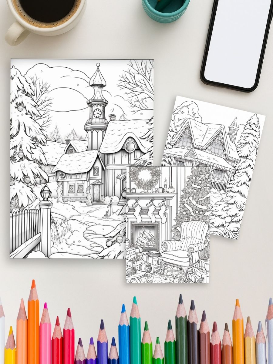 Cozy Christmas – 50 Holiday Celebration Pages - Image 4