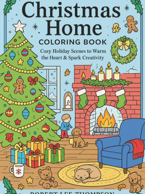 Christmas Home Coloring Book