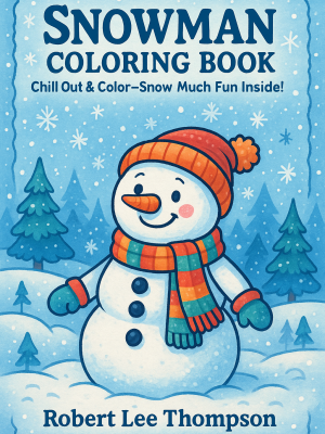 Christmas Snowman Coloring Book