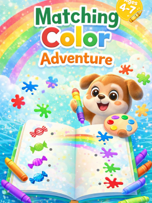 Winter Matching Color Book