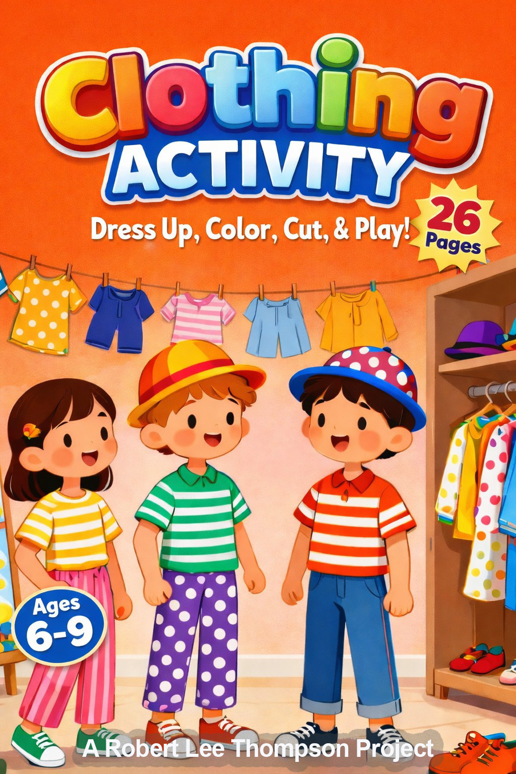 Clothing Activity Game Book