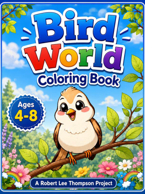 Bird World Coloring Book