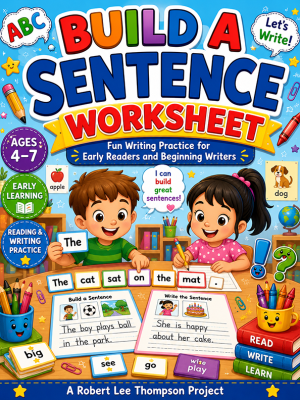 Build a Sentence Worksheet