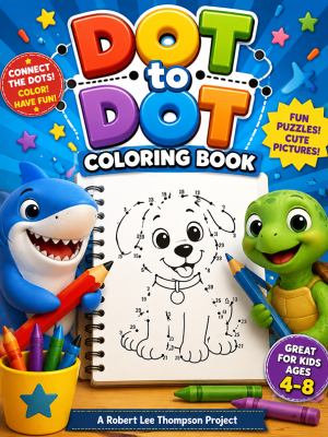 Dot-to-Dot Coloring Book