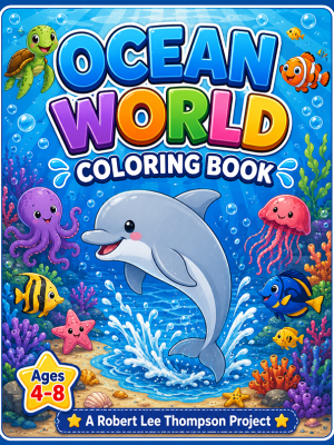 Ocean World Coloring Book