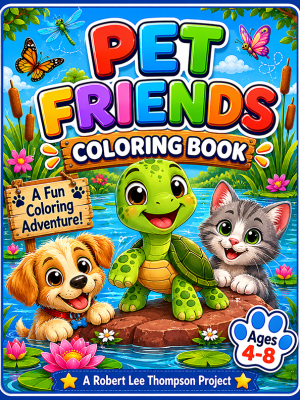 Pet Friends Coloring Book