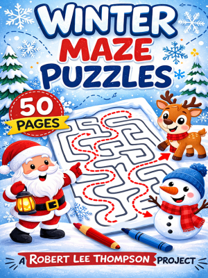 WINTER MAZE PUZZLES