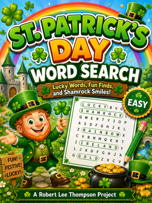 St. Patrick’s Day Word Search — Easy Edition