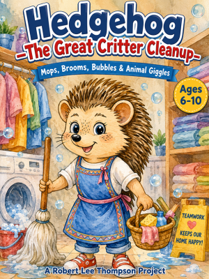 Hedgehog — The Great Critter Cleanup Coloring Book