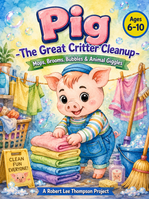 Pig – The Great Critter Cleanup Coloring Book