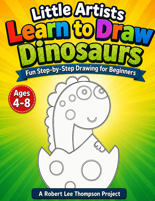 Little Artists Learn to Draw Dinosaurs
