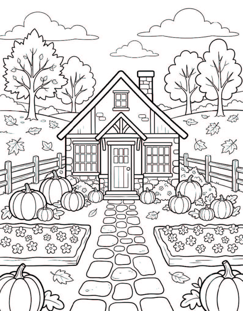 Autumn Coloring Book - Image 2