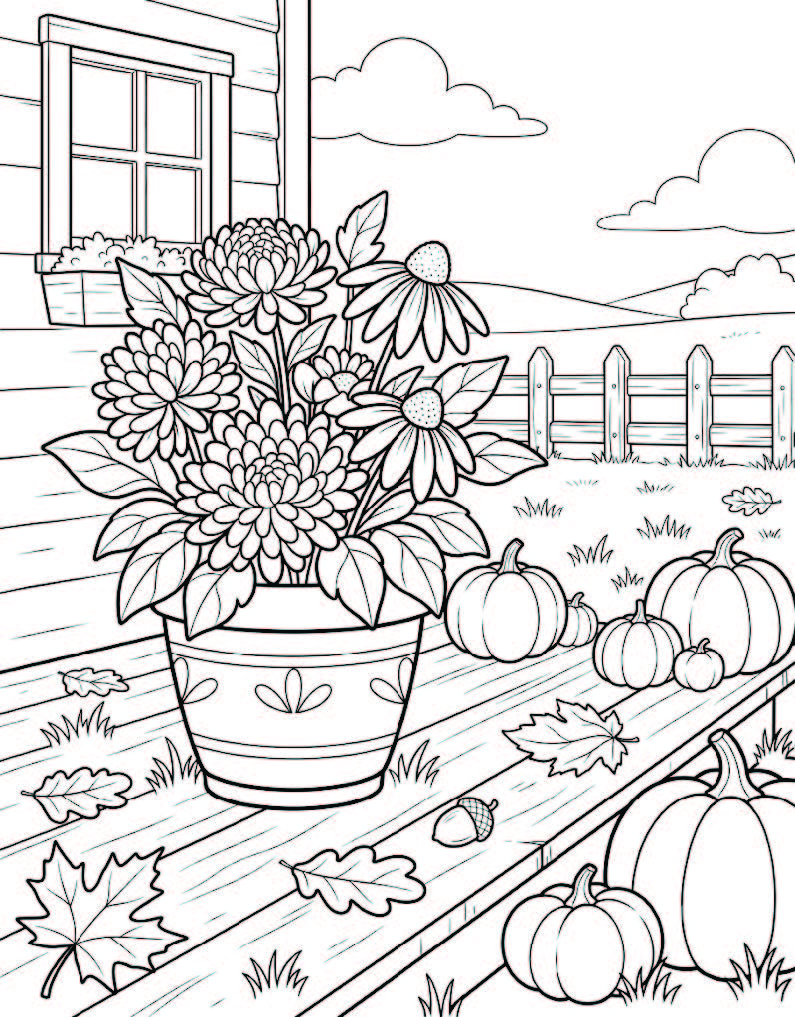 Autumn Coloring Book - Image 3